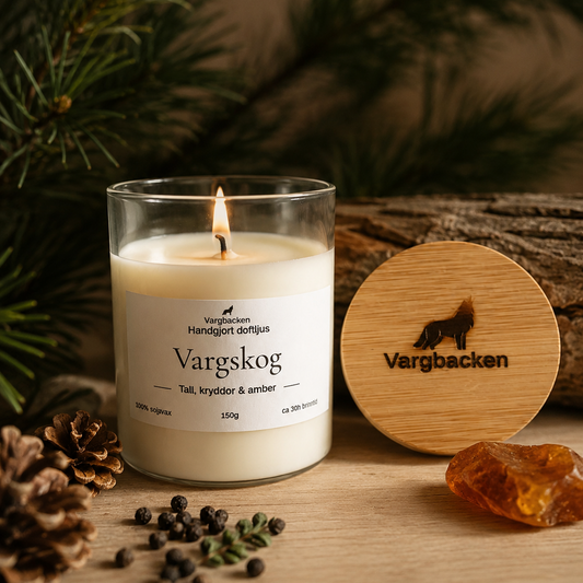 Vargbacken doftljus vargskog 150g