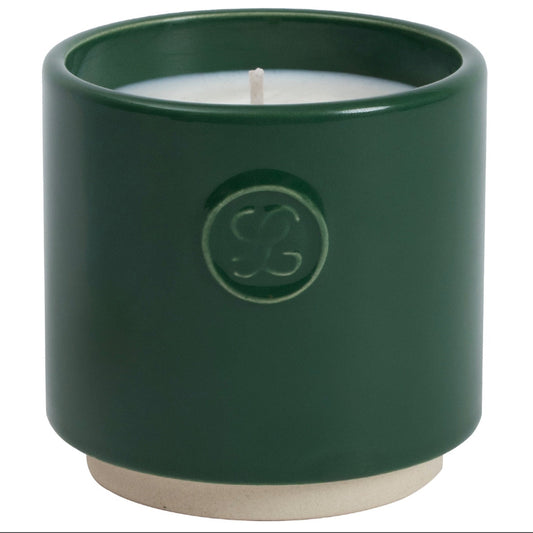 Liljeholmens doftljus Irma i grönt keramikkrus med rapsvax