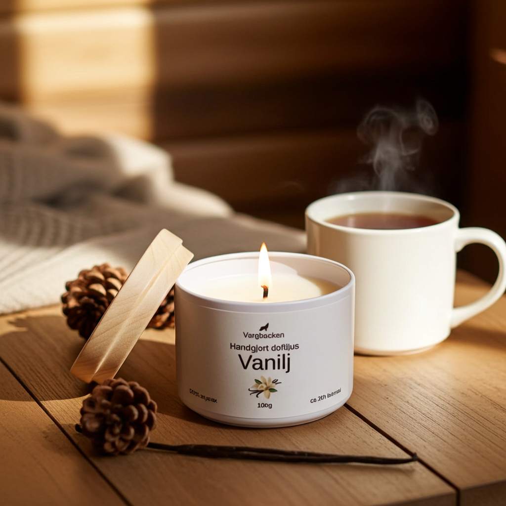 Doftljus Vargbacken Vanilj 100g