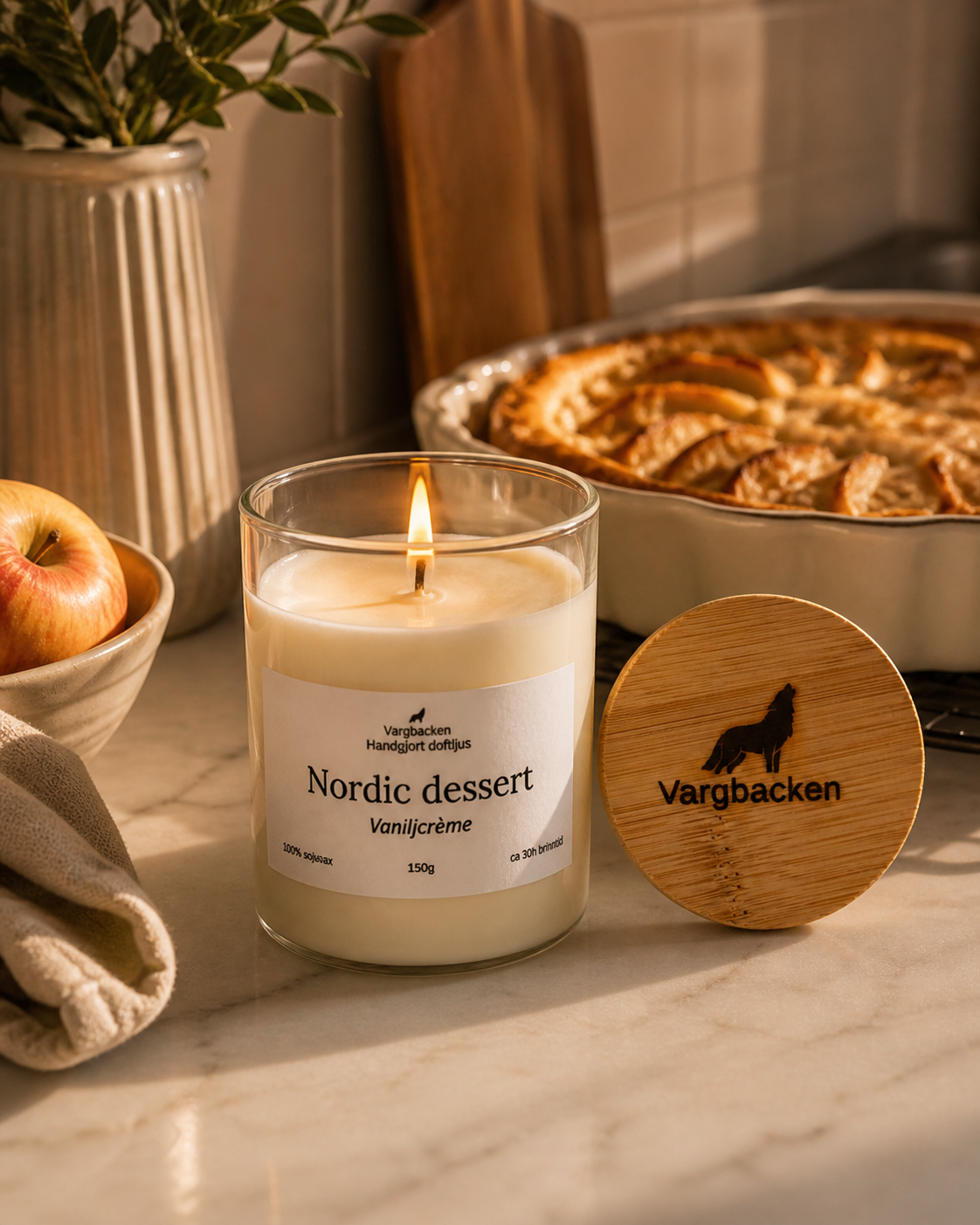 Nordic dessert – vaniljcrème 150g sojavax