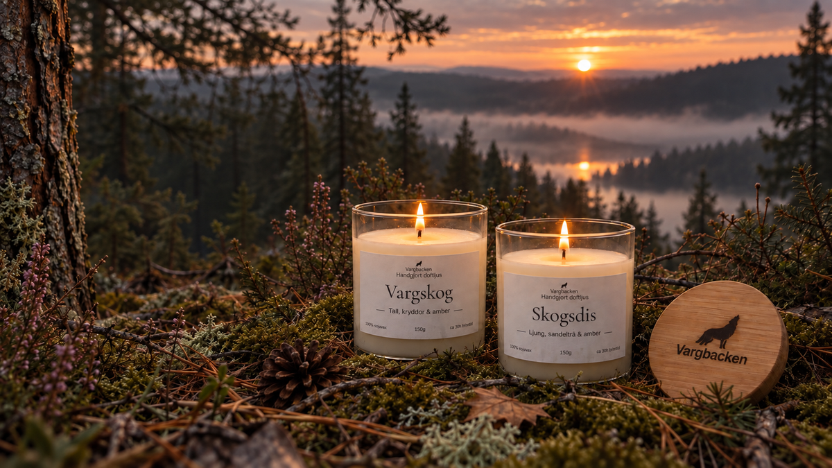 Doftljus i solnedgången 